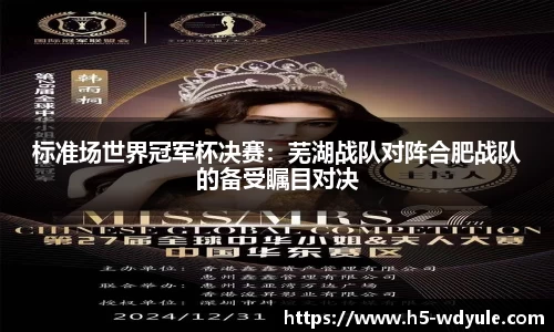 标准场世界冠军杯决赛：芜湖战队对阵合肥战队的备受瞩目对决